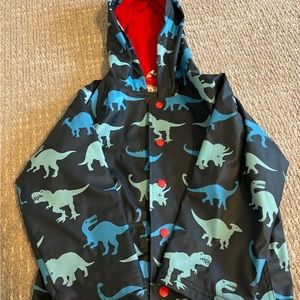 Boys dinosaur rain jacket
